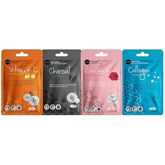 Celavi Cosmetics FACE MASK SET KOREAN BEAUTY ESSENCE FACIAL PAPER SHEET MASK KOREA SKIN CARE MOISTURIZING 3 PACKS OF EACH 12 NEW FLAVORS K-BEAUTY SKINCARE 36 MASKS IN A PACK MADE IN KOREA - Image 4